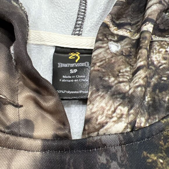 Browning Hoodie Mens Small Camo Performance Sweatshirt  Mossy Oak - Picture 2 of 14
